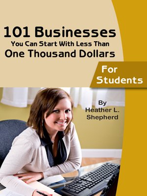 cover image of 101 Businesses You Can Start with Less Than One Thousand Dollars
